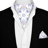 ROSAIRE SILK ASCOT AND POCKET SQUARE SET – PREMIUM COLLECTION